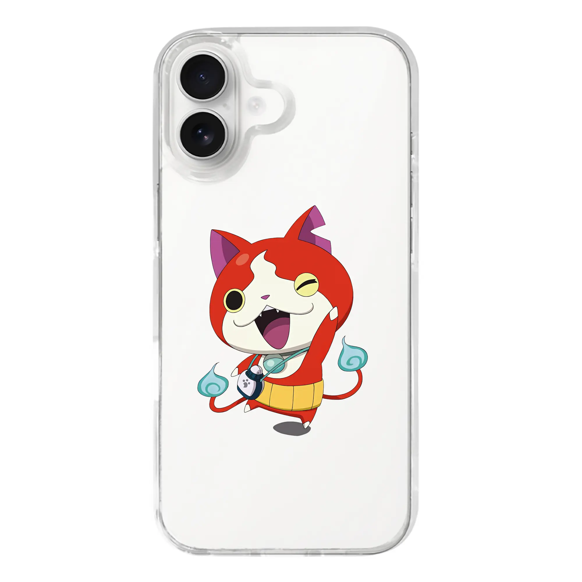 妖怪ウォッチ グッズ,ジバニャン - iPhone 17シリーズ 透明スマホケース – 薄型・耐衝撃・精密フィット保護カバー